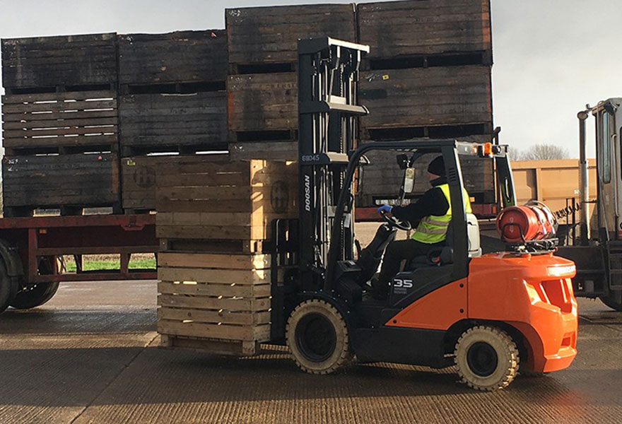 used-forklift