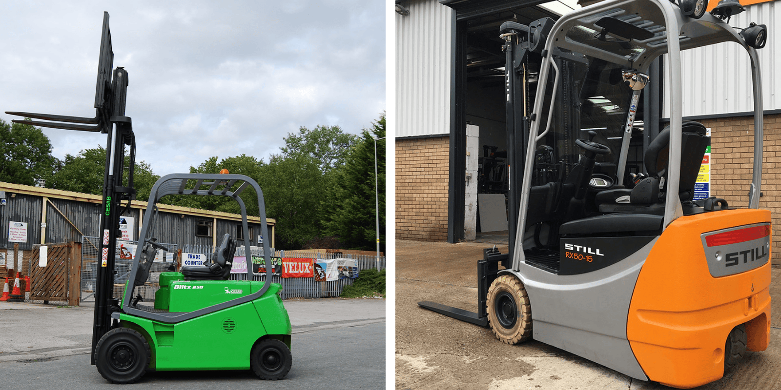 Photos of Used Forklift Trucks at Solution MHE